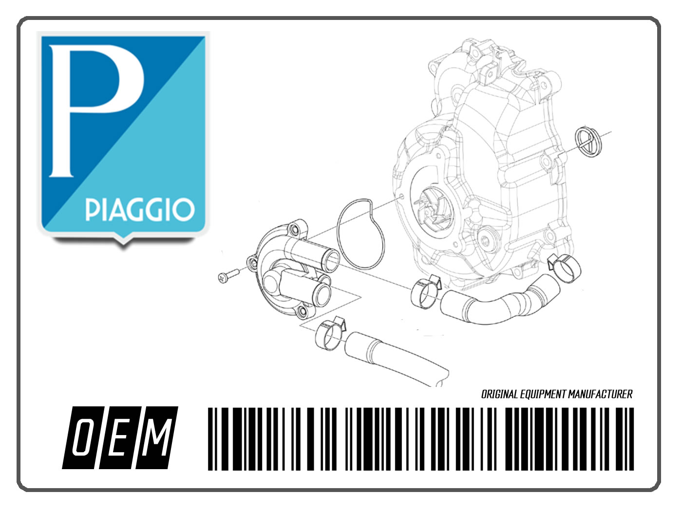 Piaggio 573090 Feder Verriegelung Tankklappe